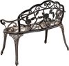 Gartenbank Monfalcone Gusseisen im Antik-Design Bronze [casa. pro] Bild 3