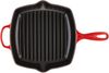 Le Creuset Signature Gusseisen-Grillpfanne Quadratisch 26 cm Kirschrot Bild 4