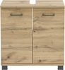 Schildmeyer Nora Waschbeckenunterschrank 144919, Eiche Landhaus Dekor, 60 x 32,6 x 63,5 cm (B/T/H) Bild 4