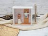 ZauberDeko Geschenkbox Geldgeschenk Kommunion Konfirmation Mädchen Orange Braun Bild 4