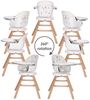 Lorelli Hochstuhl Napoli 3 in 1 Kinderstuhl, Sitz 360° drehbar, Höhe verstellbar rosa Bild 4