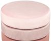 Pouf LOUIN Rosa Samtstoff 48 cm 48 cm Bild 4