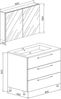 VCM Badmöbel Waschtisch Badinos 914357 Weiß H. 145 x B. 80 x 46 cm Bild 5