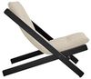 KARUP DESIGN BOOGIE Futon Liegestuhl Gestell Schwarz / Beige Bild 3