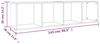 vidaXL Bücherregal TV Schrank Wandregal Standregal Aktenregal Raumteiler Fernsehtisch Lowboard Regal Fernsehschrank Sonoma Eiche 36 x 30 x 143 cm Spanplatte Bild 4