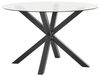 Gartentisch MALETTO 120 cm 120 cm Glas Schwarz Bild 4