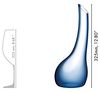 Riedel Dekanter Cornetto Confetti Blue, Glasdekanter, Dekantierflasche, Weinkaraffe, Hochwertiges Glas, Blau, 1. 2 L, 1977/13B Bild 4