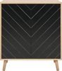 Sideboard BRISTOW 84 cm Schwarz Bild 5