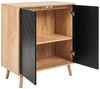 Sideboard BRISTOW 84 cm Schwarz Bild 4