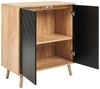 Sideboard BRISTOW 84 cm Schwarz Bild 4