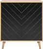 Sideboard BRISTOW 84 cm Schwarz Bild 5