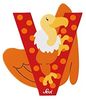 Sevi Wooden Letter V Clown (81758) Bild 1
