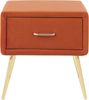 Nachttisch FLAYAT Samtstoff Orange Bild 4