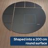 Arebos Whirlpoolmatte Spa Pool Bodenschutzmatte - rund - EVA - Whirlpool Unterlage Puzzle, (16-tlg, 16'er Set), Whirlpool Bodenschutzmatte, isolierend & rutschhemmend, Outdoor Bild 5