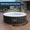 Arebos Whirlpoolmatte Spa Pool Bodenschutzmatte - rund - EVA - Whirlpool Unterlage Puzzle, (16-tlg, 16'er Set), Whirlpool Bodenschutzmatte, isolierend & rutschhemmend, Outdoor Bild 2