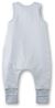 SANETTA Baby-Schlafsack mit Füßen Blau | Praktischer und bequemer Unisex-Schlafsack aus Bio-Baumwolle. Baby-Schlafsack mit Reißverschluss und Regenbogen-Print | Baby Sleeping Bag Bild 2