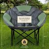 Skandika Campingstuhl Moonchair Deluxe XXL, Großer, bequemer Mondsessel, Gartenstuhl, gepolstert, klappbar, Tragegriff, Tragetasche, rund, Anti-Rutsch-Füße Bild 2