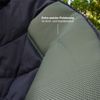 Skandika Campingstuhl Moonchair Deluxe XXL, Großer, bequemer Mondsessel, Gartenstuhl, gepolstert, klappbar, Tragegriff, Tragetasche, rund, Anti-Rutsch-Füße Bild 5