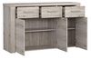 FORTE Portland Sideboard, Holzwerkstoff, Beige/Braun, 136 x 83,1 x 41,3 cm Bild 4