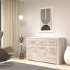 FORTE Portland Sideboard, Holzwerkstoff, Beige/Braun, 136 x 83,1 x 41,3 cm Bild 2