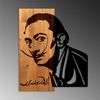 dekoratives Wandaccessoire aus Holz, 'MA-469', 58 x 3 x 48, Nussbaum, Schwarz Bild 5