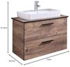 Pelipal Quickset 374 Waschtisch mit Unterschrank, Holzwerkstoff, Eiche Ribbeck quer NB, 61,6 x 73 x 44,5 cm Bild 3