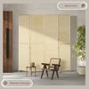HOMCOM Paravent 180 x 180 cm Trennwand aus Bambus (Set, 1 St, Raumtrenner), für Wohnzimmer Schlafzimmer Natur Bild 4