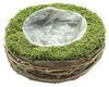 Pflanzer "Natur" Pflanzschale aus Moos, Weinreben & Weide, rund Ø 26 cm, Outdoor Blumentopf, Pflanztopf für Draußen, Garten Pflanzgefäß Bild 3