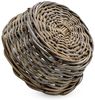 Spetebo Pflanzschale Geflochtener Weide Pflanzkorb natur - 30 cm (Anzahl, 1 St, 1), direkt bepflanzbar dank eingearbeiteter Folie Bild 3