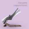 Maxi-Cosi Dove, Babywippe, 0–3 Jahre, 0–15 kg, Leichtgewicht Babywippe, Zusammenklappbar, Tragbar, Natürliches Wippen, 3 Liegepositionen, Eco Care 100% Recycelte Stoffe, Elegance Graphite Bild 3