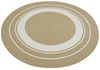 NORTHRUGS Trenzado In- & Outdoor Teppich Rund Wetterfest – Pflegeleicht Handmade-Look für Innen und Außen Gewebter Outdoorteppich Läufer für Balkon, Terrasse, Wohnzimmer, Garten – Creme Beige, ø 200 Bild 5