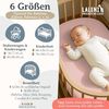 Laleni 2er-Set Premium Spannbettlaken Stubenwagen 40x90 cm - Oeko-Tex Zertifiziert, 100% Baumwolle, atmungsaktives Spannbetttuch Jersey Baby, 150 g/m², Rosa Bild 2