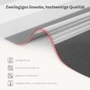WOLTU Doppelrollo Klemmfix ohne Bohren Weiß+Grau+Anthrazit B100 x H150 cm, Duo Rollo Zebrarollo Fensterrollo Klemmrollo Seitenzugrollo Easyfix lichtdurchlässig & verdunkelnd Rollos für Fenster und Tür Bild 5