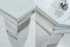 riess-ambiente Konsolentisch MODERN BAROCK 145cm weiß / silber (Einzelartikel, 1-St), Flur · Opalglas · Edelstahl · eckig · Wohnzimmer Bild 5