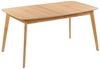 Ausziehbarer Esstisch MADOX 150 190 cm 90 cm Holzoptik Heller Holzfarbton Bild 4