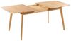 Ausziehbarer Esstisch MADOX 150 190 cm 90 cm Holzoptik Heller Holzfarbton Bild 5
