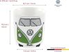 VW Bulli T1 Kaffeetasse 370 ml grün Bild 3