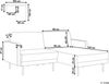 Linksseitiges Ecksofa BREDA Stoff Dunkelgrün Linksseitig Bild 3