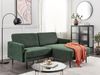 Linksseitiges Ecksofa BREDA Stoff Dunkelgrün Linksseitig Bild 2