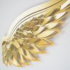 dekoratives Wandaccessoire aus Metall, 'Apt705', 46 x 0,12 x 50, Gold Bild 4