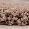 HomebyHome Shaggy Hochflor Wohnzimmerteppich Läufer 60x110 cm Mocca - Flur Teppich Flauschig, Modern, Plüsch und Extra Weich - Ideal als Bettvorleger im Schlafzimmer und als Küchenläufer Bild 3