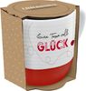 GRUSS & CO Tasse mit Rillen "Eine Tasse voll Glück" | Steinzeug, 40 cl, mehrfarbig | Glücksbringer | 48444 Bild 3