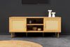riess-ambiente Lowboard VIENNA 120cm natur-Wiener Geflecht, Rattan, Holz-Optik, Stauraum, Boho (Einzelartikel, 1 St), TV-Board mit Kabelöffnung - ideal f. Ess-, Arbeits-, Wohnzimmer & Flur Bild 4