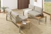 riess-ambiente Gartenlounge-Set ORLANDO LOUNGE 240cm greige/natur - Aluminium, wetterfest, modulal, (Set, 1-tlg, 2x Sitzelement), flexibles Lounge-Set mit bequemen Kissen – ideal für Outdoor-Bereiche Bild 2
