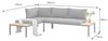 riess-ambiente Gartenlounge-Set ORLANDO LOUNGE 240cm greige/natur - Aluminium, wetterfest, modulal, (Set, 1-tlg, 2x Sitzelement), flexibles Lounge-Set mit bequemen Kissen – ideal für Outdoor-Bereiche Bild 3