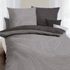 Traumschlaf Mako-Satin Bettwäsche Jaro|200x200 cm + 2x 80x80 cm| zinn Bild 2