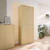 FORTE Schuhschrank Alice Springs, Schuhschrank, Höhe 191,9 cm, 4 Türen, viel Platz (B/H/T 74,5/191,9/34,9 cm) Stauraumschrank, Mehrzweckschrank, Breite 74,5 cm, mit 8 Böden Bild 3
