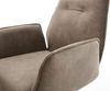 Freischwinger Zoa-Flex Mikrofaser Taupe Vintage Freischwinger flach Schwarz Taschenfederkern Bild 5