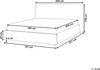 Wasserbett Bouclé LAVAUR 180 x 200 cm Cremeweiß Bild 3