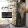 Outsunny Kaminholzregal 2er-Set, 148 x 62 cm, Wasserdicht 600D Oxford, UV-Schutz, BxTxH:148x1x62 cm, (Brennholzregalabdeckung, 2-St, Kaminholzregal Abdeckung), für Feuerholzregal 62-66T x 185H cm, Schwarz Bild 4
